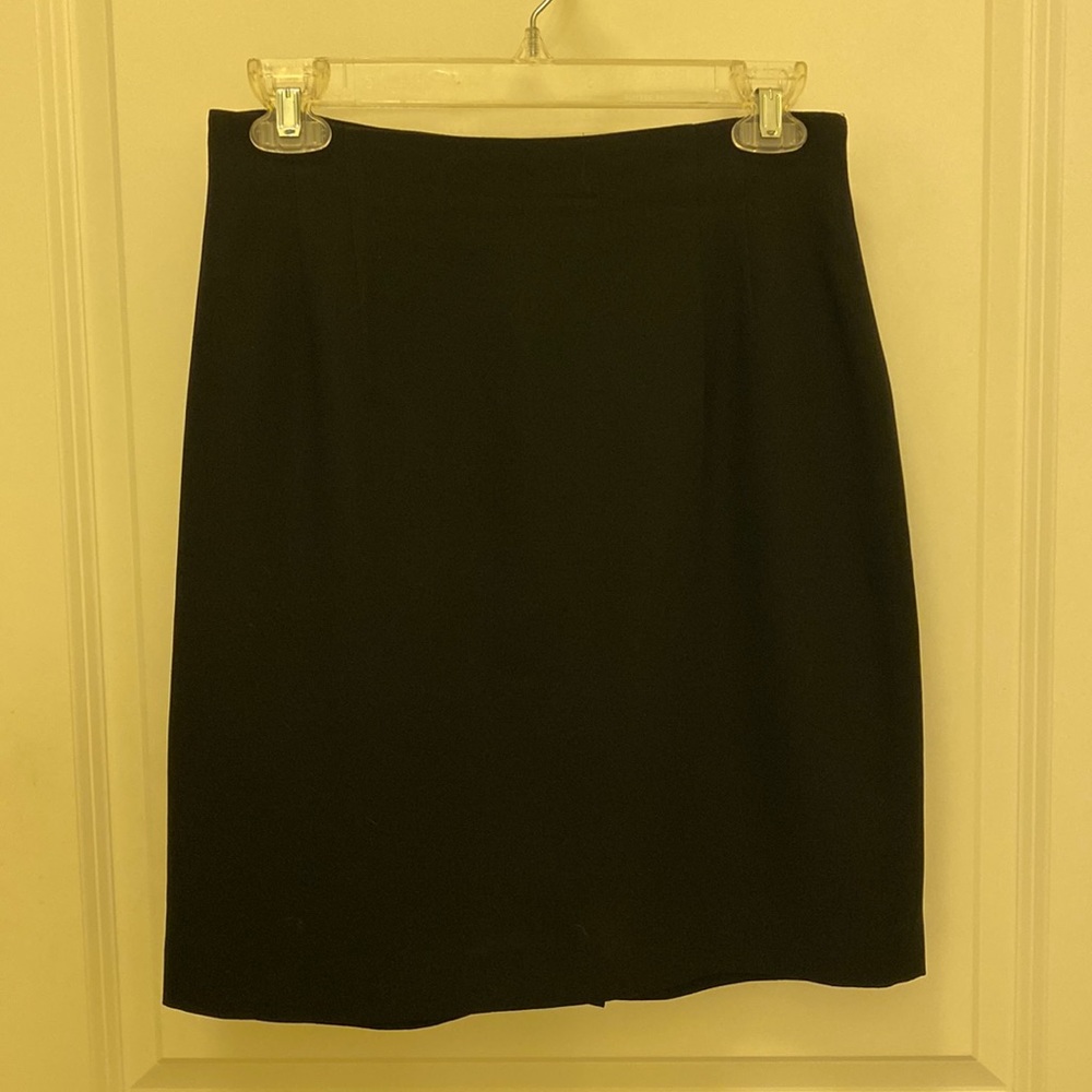 Vintage Jones New York black skirt - early 90s dress skirt; EUC - see details!